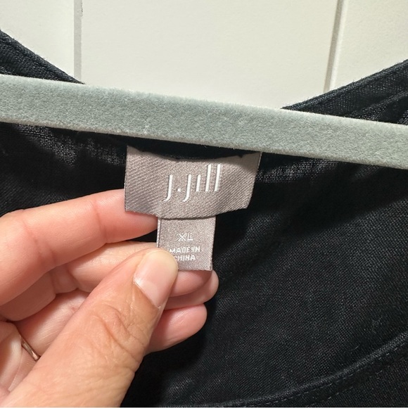 J. Jill Linen Black Shift Dress - Picture 5 of 7